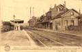 Lobbes - la Gare (animée, train, Desaix, 1934)