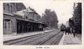 LA FERE (Aisne) - La gare et le train.