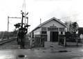 169271, Gezicht op de rijwielstalling bij het N.S.-station Den Dolder te Den Dolder., Nederlandse Spoorwegen, fotograaf