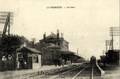LA VERRIERE - La gare et le train.