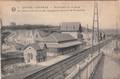 Genval Les Eaux, Panorama de la gare et chemin de sortie des voyageurs venant de Bruxelles (pk29620)