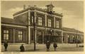 164834, Gezicht op het N.S.-station Zaandam te Zaandam.