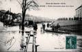 ATHIS-MONS - Crue de Janvier 1910
Scène émouvante place de la Gare