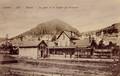324 - MURAT (Cantal) - La gare et le rocher de Bonnevie.