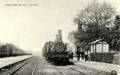 MORANNES (Maine et Loire) - La gare et le train.