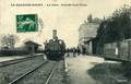 LA BAZOCHE-GOUET (E.-et-L.) - La gare - Arrivée d'un train - Editeur : C.F.M.