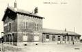 NESLE (Somme) - La cour de la nouvelle gare.