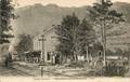 MONESTIER de CLERMONT (Isère) - La gare, arrivée d'un train.