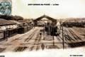 SAINT-GERMAIN des FOSSES (Allier) - Vue générale de la gare.