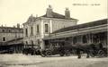 BOURG (Ain) - La cour de la gare.