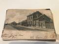 Lauwe - Menin Menen Statie Gare Bahnhof station - uitg. Jerome Vergote - voyagé 1903