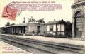 CONLIE (Sarthe) - La Gare côté voies - Editeur : Léon Besnardeau à Sillé-le-Guillaume.