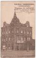 BELGIQUE. BRUXELLES. SCHAERBEEK-GARE. CAFE-HOTEL BOERINNEKE. PUBLICITE BIERE " LA PERLE CAULIER "