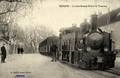 BEAUNE (Côte-d'Or) - La gare de Beaune-Ville et le Tramway à vapeur.