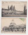 MF457 - LOT 2 CARTES TOURNAI - Station - La Grand'Place, les cinq clochers et le Beffroi