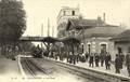 14 - COLOMBES - La gare - Arrivée d'un train - Editeur : H.D.