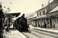 DIVONNE les BAINS (Ain) - La gare et le train.