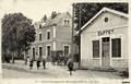 13 - SAINT-GEORGES de RENEINS (Rhône) - La gare et le buffet - Editeur : B.F. à Paris.