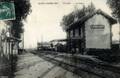 SAINT-ANDRE de CORCY (Ain) - Vue intérieure de la gare.