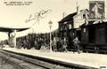 MERU (Oise) - La gare - Arrivée du train de Paris - Numéro 116.