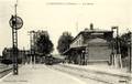 L'ARBRESLE (Rhône) - La gare - Départ d'un train - Editeur : Delorme, photographe.