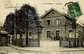 12 - COLOMBES - La cour de la gare et le tramway - Editeur : Balabaud.