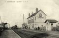 PIERRELAYE (Seine et Oise) - La gare et le train.