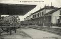 19 - LANGOGNE (Lozère) - Cure d'Air - Intérieur de la gare - Editeur : Robert, photographe à Villefort.
