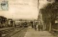 12 - SAINT-LEU (S. et O.) - Vue intérieure de l'ancienne gare - Arrivée d'un train - Editeur : E. Lemire.