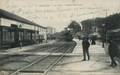 Menton - La Gare - Arrivée d'un train