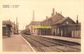 CPA LEMBEEK DE STATIE LEMBECQ LA GARE TRAIN TREIN