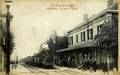 SAULIEU (Côte d'Or) - La Gare P.L.M. et le Train - Editeur : G.Gervais.