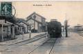 40 - SEZANNE (Marne) - La gare et le train.