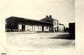 SAINT-POURCAIN (Allier) - La cour de la gare des chemins de fer secondaires.