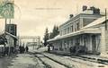 OYONNAX (Ain) - La gare en hiver.