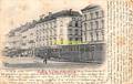 CPA NAMUR LES HOTELS DE LA GARE TRAM
