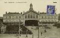AMIENS (Somme) - La cour de la Gare du Nord - Editeur : L.C. n°328.