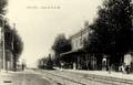 SAULIEU (Côte d'Or) - La Gare du P.L.M. et le Train.