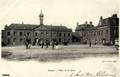 LENS (P.-de-C.) - Place de la Gare - Editeur : B.F. à Paris.