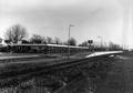 153090, Gezicht op het perron en de fietsenstalling van het N.S.-station Franeker te Franker., Nederlandse Spoorwegen, fotograaf
