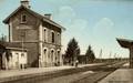 SAINT-CHRISTOPHE du BOIS (M. et L.) - Vue intérieure de la Gare.