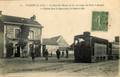 25 - WISSOUS (S. et O.) - La Gare du Chemin de fer sur route de Paris à Arpajon.
Première station située dans le département de la Seine et Oise - Le Tramway à vapeur.