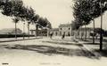 CARMAUX (Tarn) - La Place et la rue de la Gare.