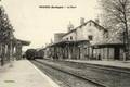 THIVIERS (Dordogne) - La gare et les trains.