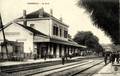 COMMERCY (Meuse) - Intérieur de la gare, côté des voies - Editeur : Thénot, libraire.