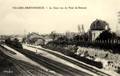 VILLERS-BRETONNEUX (Somme) - La nouvelle Gare vue du Pont de Demuin.