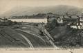 Hendaye (B.-P.) - L'Entrée de la Gare - Vue sur Fontarabie - Le Mont Jasquibel