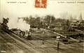 LE DORAT (Haute-Vienne) - Vue générale de la gare - Editeur : F. Surenaud, imprimeur.
