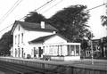 150808, Gezicht op de perronzijde van het N.S.-station Vught te Vught met de ingang van de perrontunnel., Nederlandse Spoorwegen, fotograaf