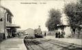COULANGES sur YONNE - La gare et le train.